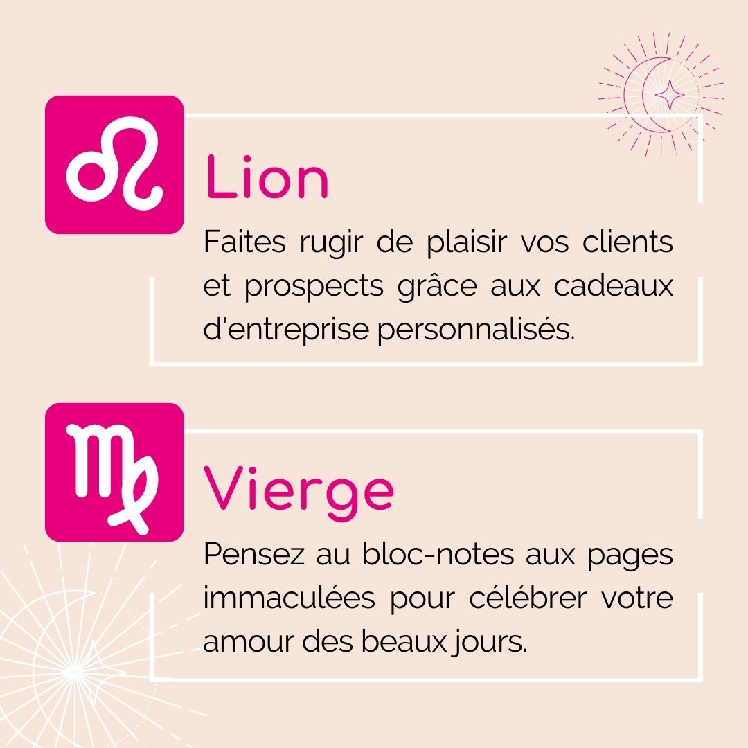 Astroprint - lion et vierge